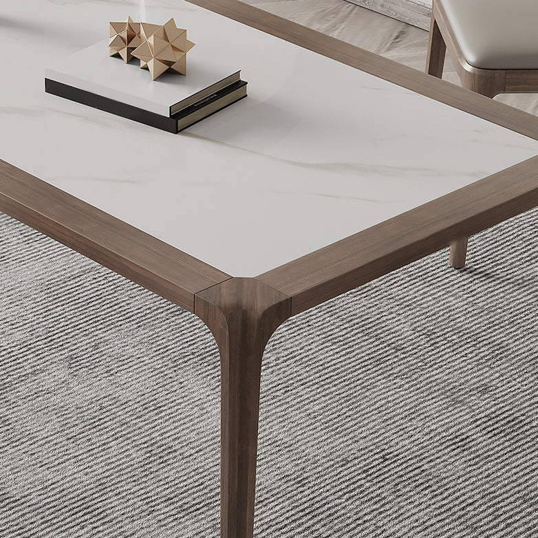 Modern Sintered Stone Top Dining Set Rectangle 1/2/3/5/7 Pieces Dining Room Table Set