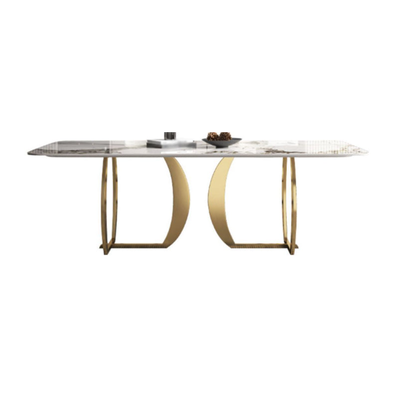 Designer Style Sintered Stone Top Dining Set Rectangle 1/2/5/7 Pieces Dining Table Set