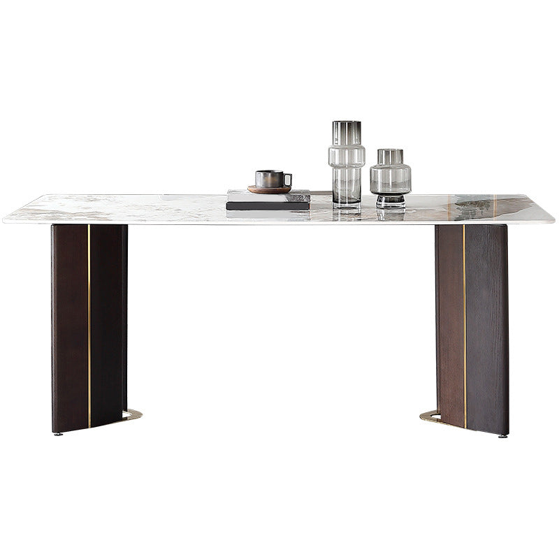 Designer Style Sintered Stone Dining Set Rectangle 1/2/5/7 Pieces Dining Table Set