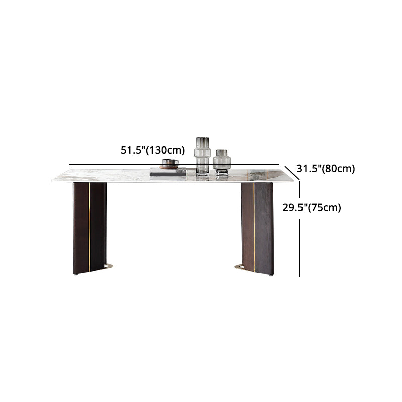 Designer Style Sintered Stone Dining Set Rectangle 1/2/5/7 Pieces Dining Table Set