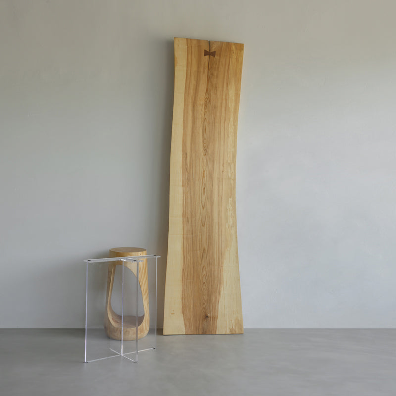 Natural Double Pedestal Table Solid Wood Modern Dinner Room Kitchen Table