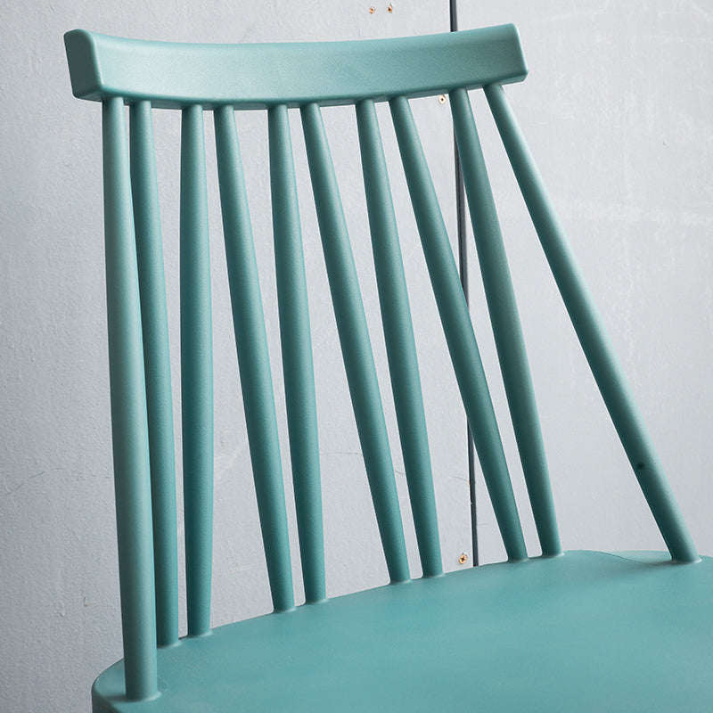 Modern Style Side Chair Plastic Windsor Back Dining Side Chair