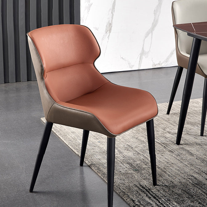 Modern Side Dining Chairs Faux Leather Dining Chairs for Dining Room