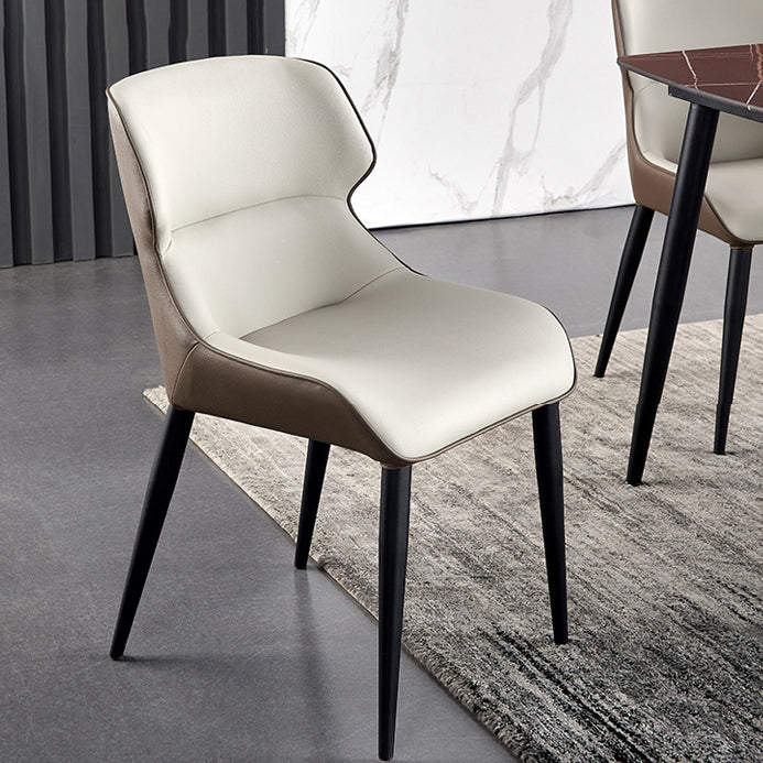 Modern Side Dining Chairs Faux Leather Dining Chairs for Dining Room