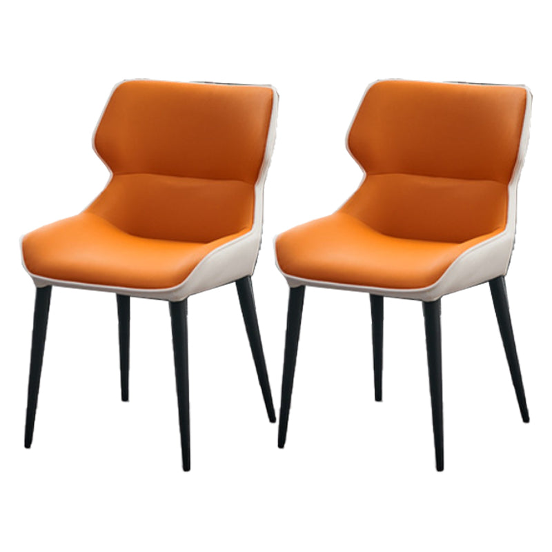 Modern Side Dining Chairs Faux Leather Dining Chairs for Dining Room