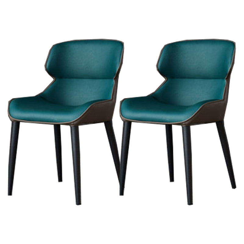 Modern Side Dining Chairs Faux Leather Dining Chairs for Dining Room