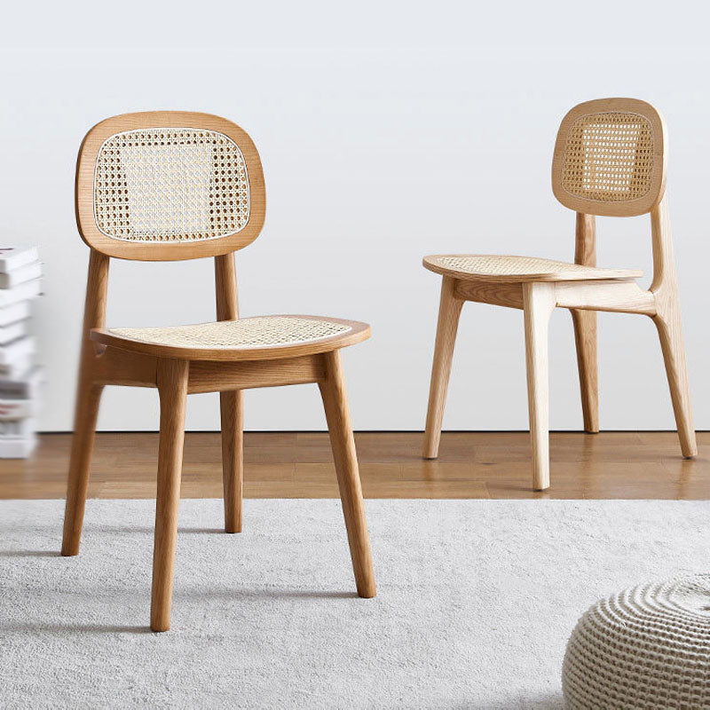 Modern Side Dining Chairs Ash Wood Dining Chairs for Dining Room