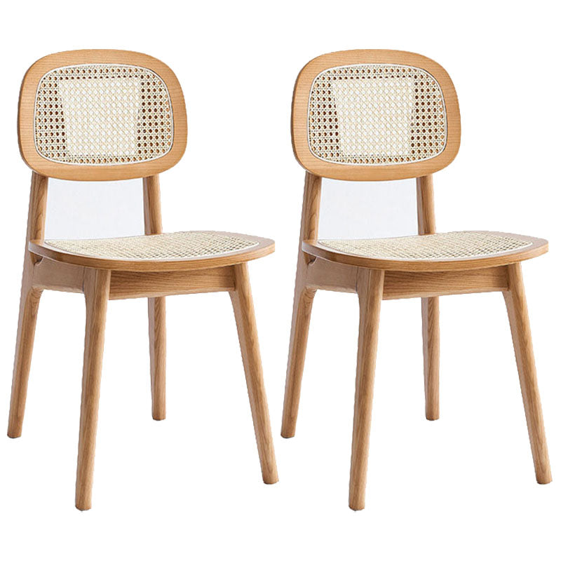 Modern Side Dining Chairs Ash Wood Dining Chairs for Dining Room