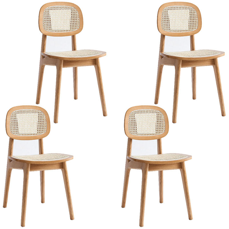 Modern Side Dining Chairs Ash Wood Dining Chairs for Dining Room
