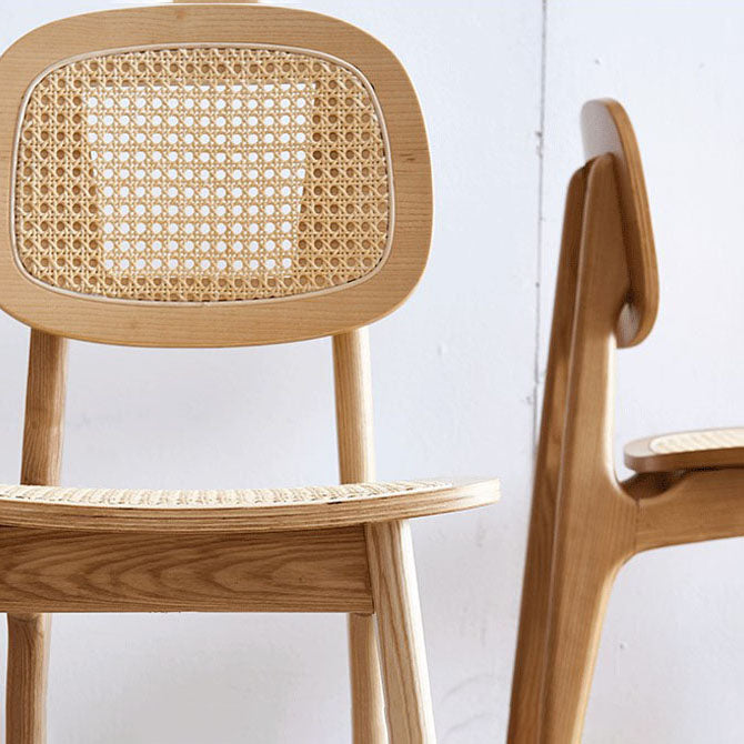 Modern Side Dining Chairs Ash Wood Dining Chairs for Dining Room