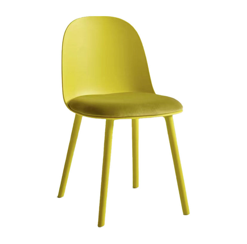 Upholstered Dining Chair Modern Style Plastic Side Chair for Dining Room