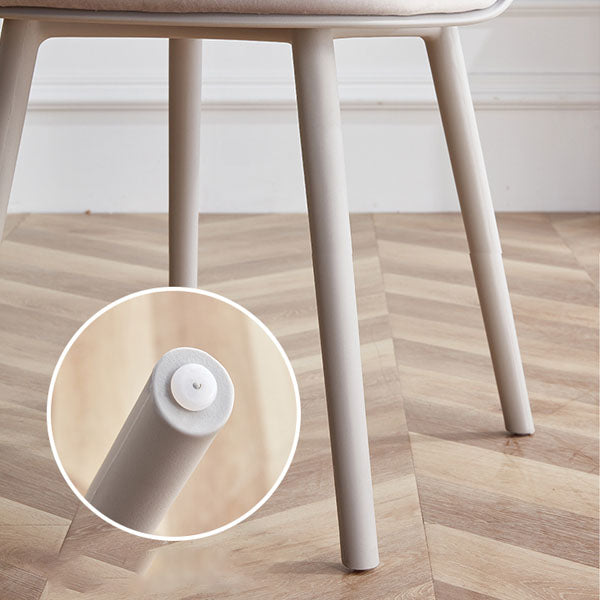 Upholstered Dining Chair Modern Style Plastic Side Chair for Dining Room