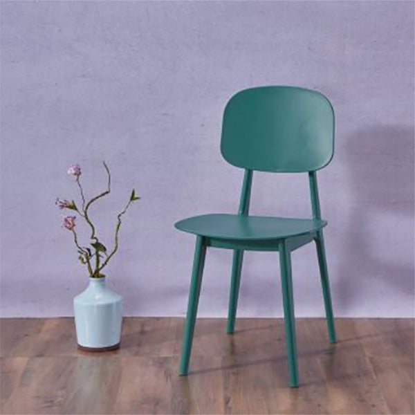 Contemporary Open Back Chair Plastic Dining Side Chair for Home