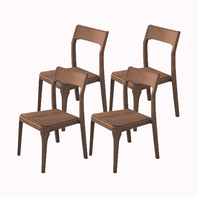 Contemporary Side Dining Chairs Solid Wood Dining Chairs for Dining Room