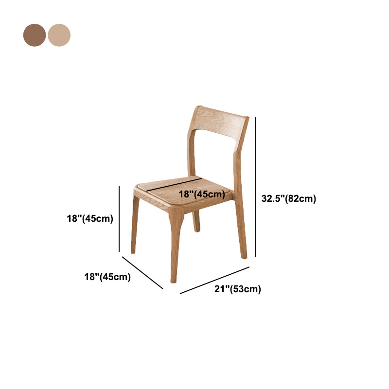 Contemporary Side Dining Chairs Solid Wood Dining Chairs for Dining Room