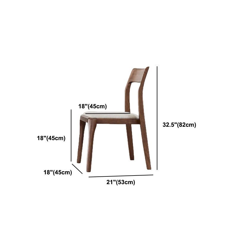 Contemporary Side Dining Chairs Solid Wood Dining Chairs for Dining Room