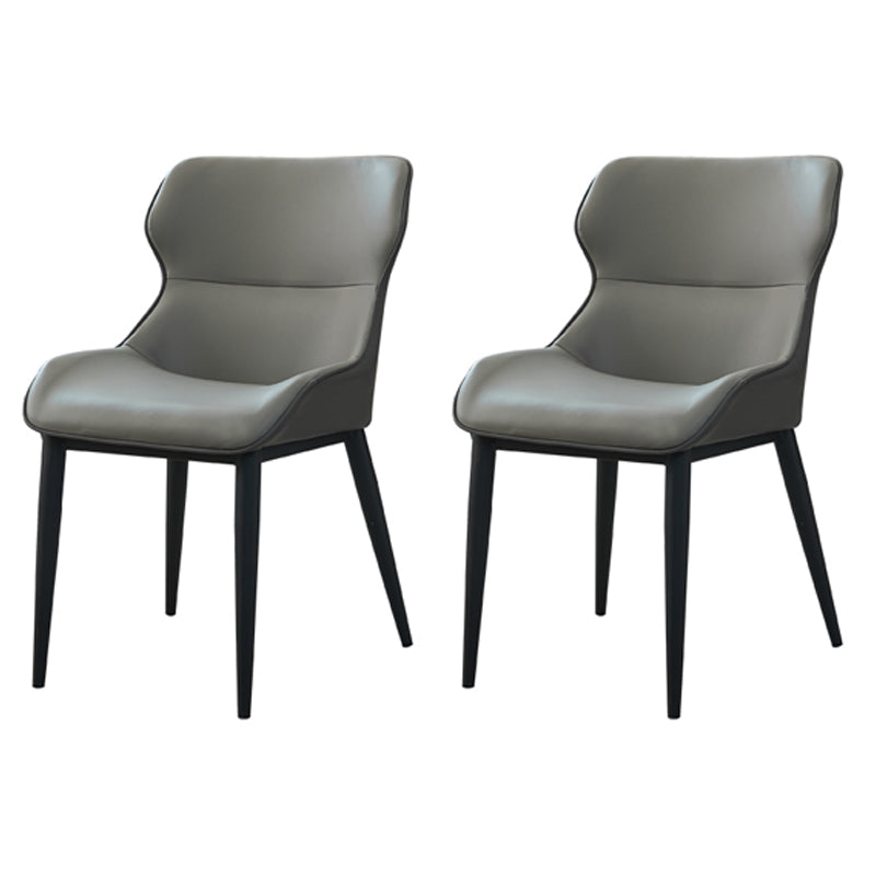 Dining Room Side Chairs Modern Faux Leather Kitchen Chair for Home