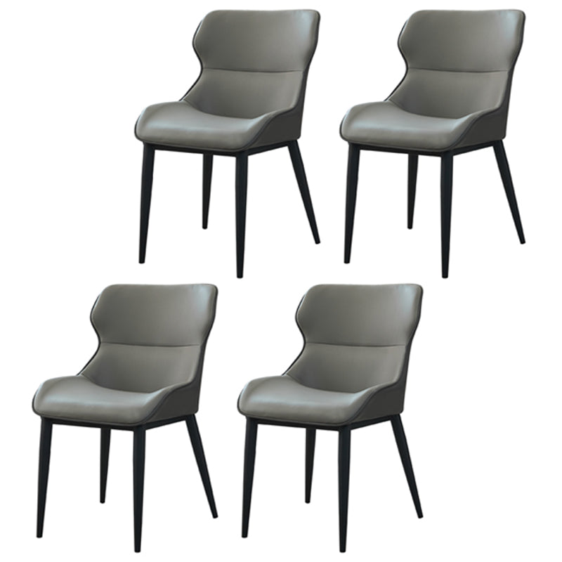 Dining Room Side Chairs Modern Faux Leather Kitchen Chair for Home