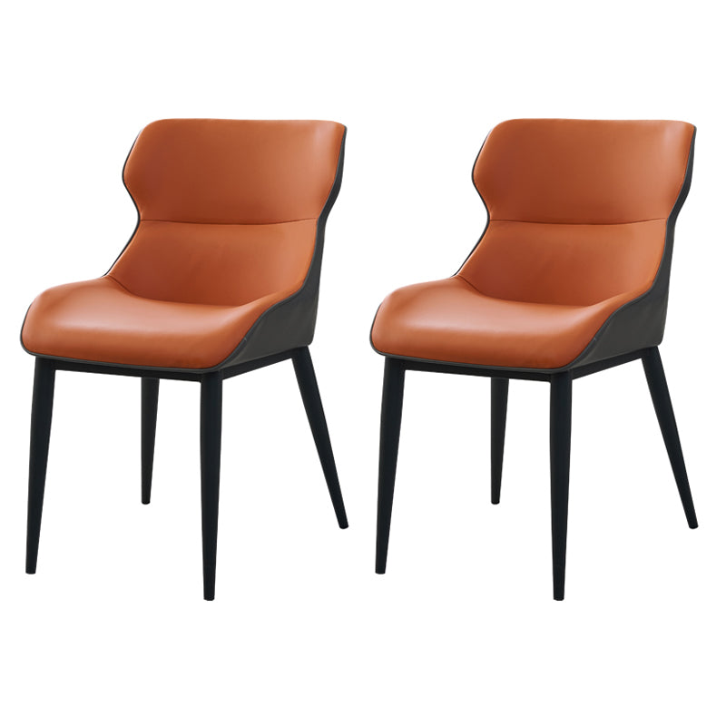 Dining Room Side Chairs Modern Faux Leather Kitchen Chair for Home