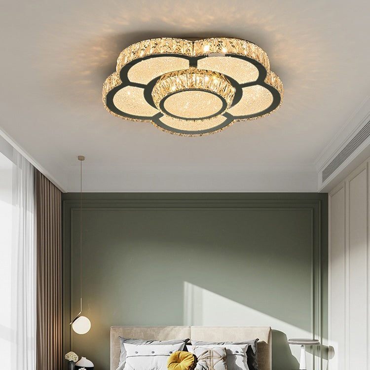 Modern Style Plum Shape Ceiling Lamp Metal 1 Light Ceiling Lighting for Dining Room