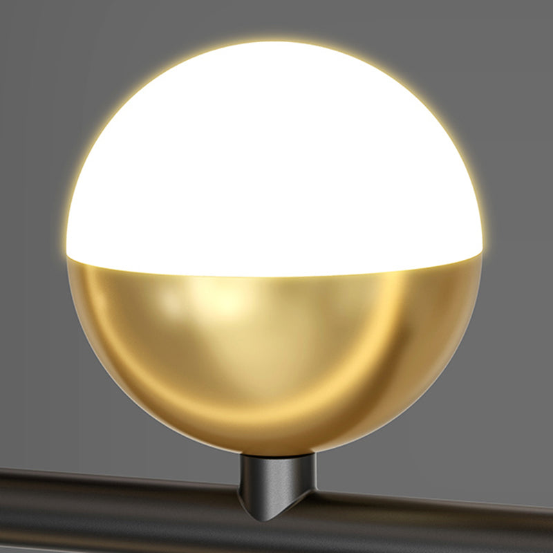 Contemporary Style Geometry Island Lighting Ideas Metal 7- Light Island Pendant Lights