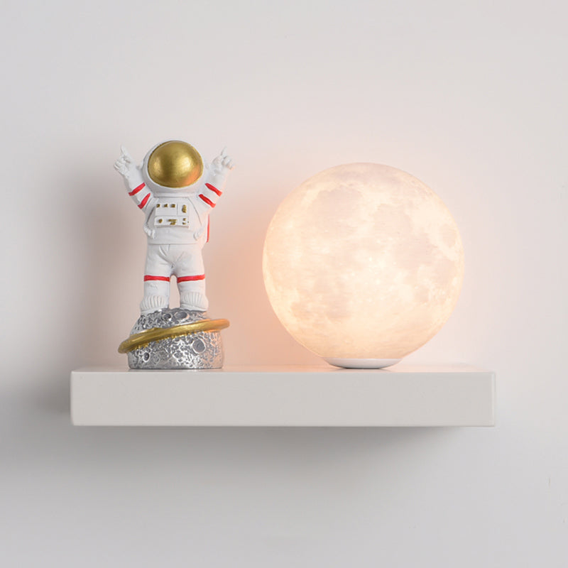 Bedroom Wall Mounted Lamp Metal Kids Style Wall Mounted Lighting