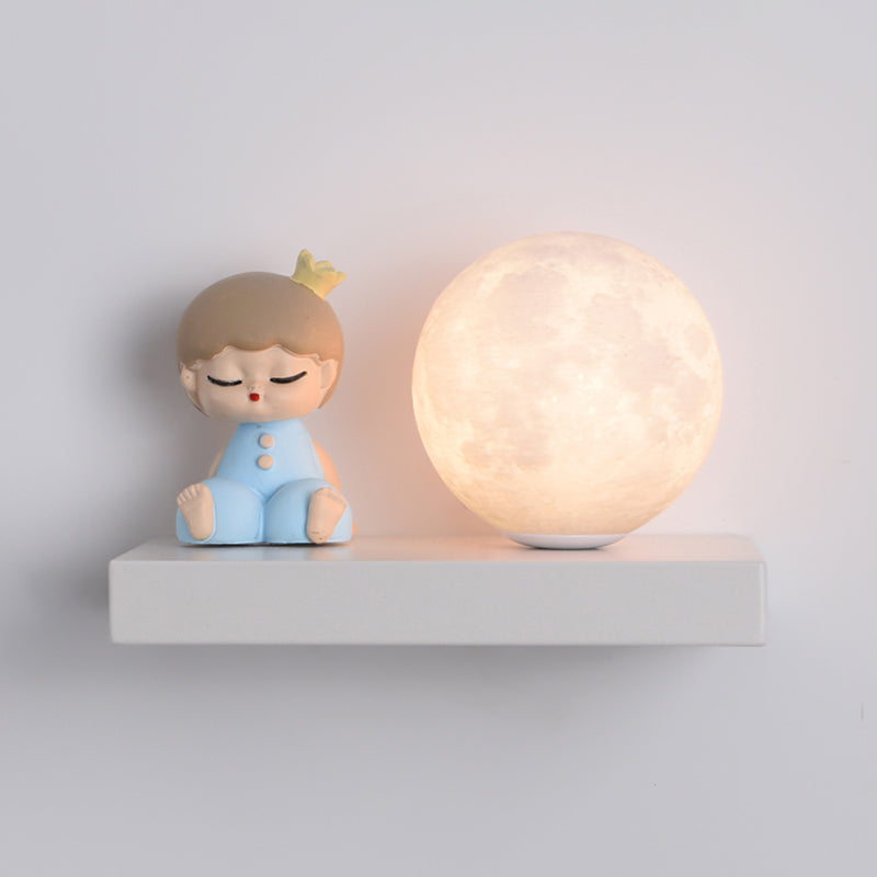 Bedroom Wall Mounted Lamp Metal Kids Style Wall Mounted Lighting