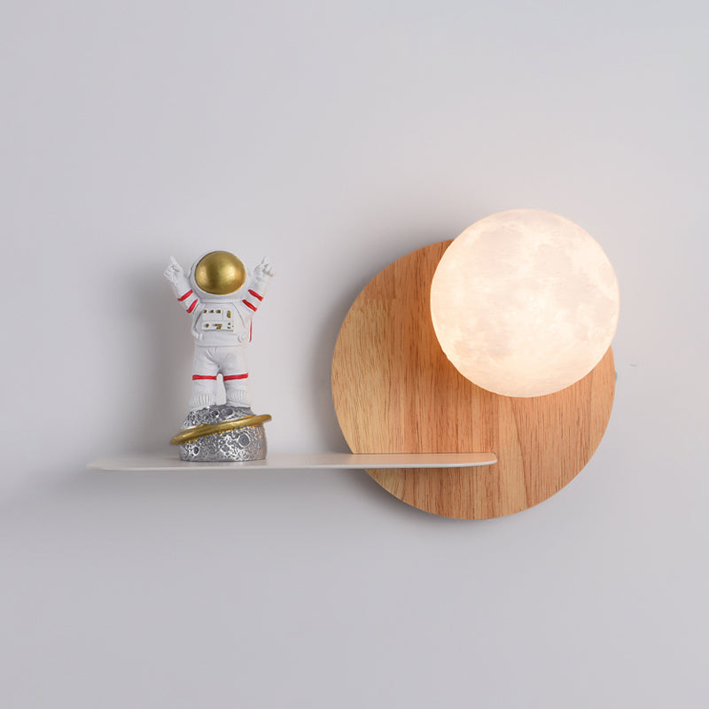 Bedroom Wall Mounted Lamp Metal Kids Style Wall Mounted Lighting
