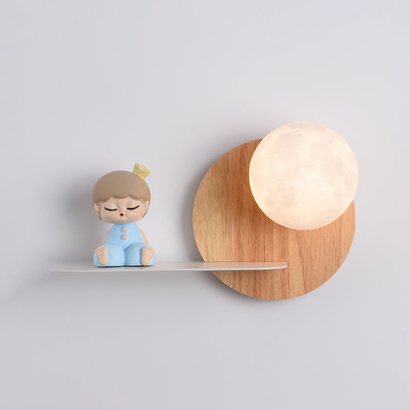 Bedroom Wall Mounted Lamp Metal Kids Style Wall Mounted Lighting