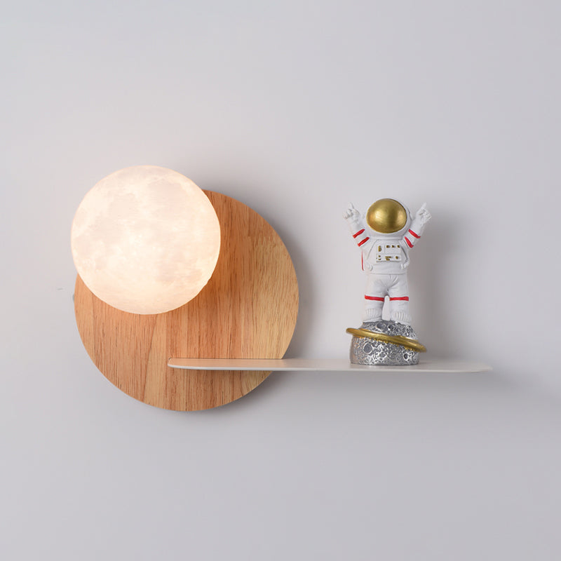 Bedroom Wall Mounted Lamp Metal Kids Style Wall Mounted Lighting