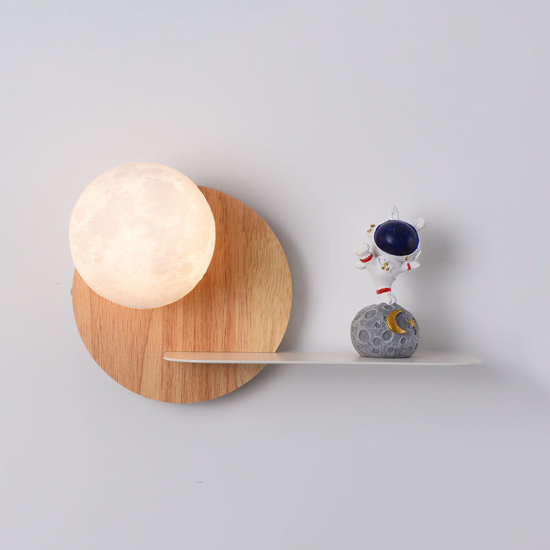 Bedroom Wall Mounted Lamp Metal Kids Style Wall Mounted Lighting