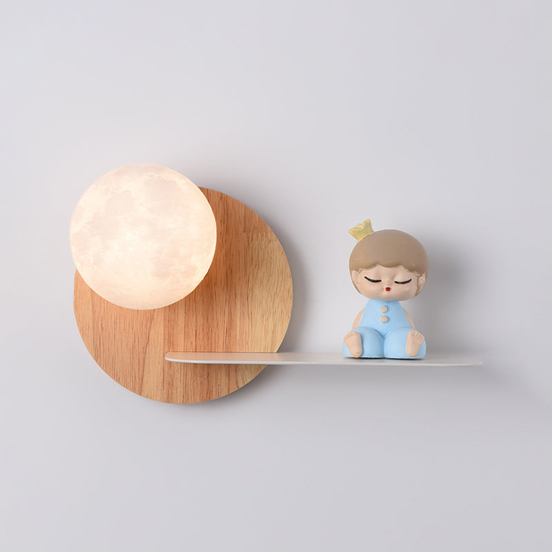 Bedroom Wall Mounted Lamp Metal Kids Style Wall Mounted Lighting