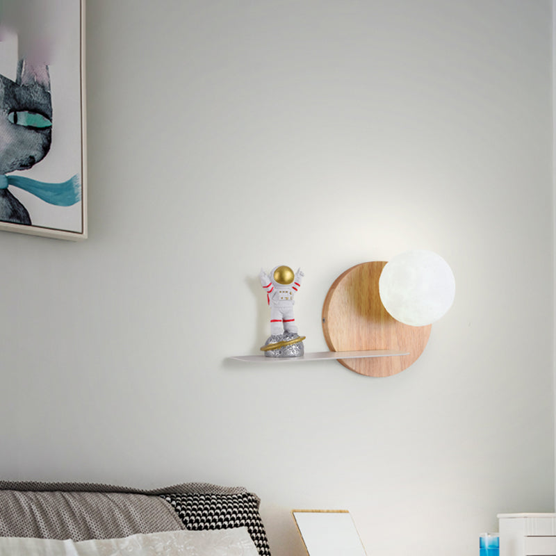 Bedroom Wall Mounted Lamp Metal Kids Style Wall Mounted Lighting