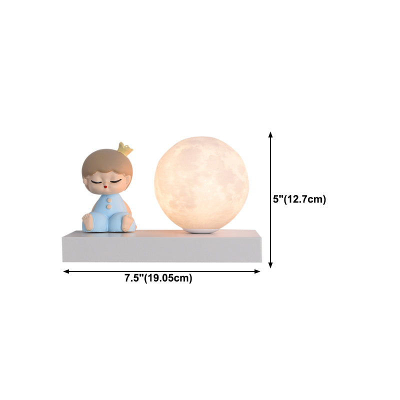 Bedroom Wall Mounted Lamp Metal Kids Style Wall Mounted Lighting