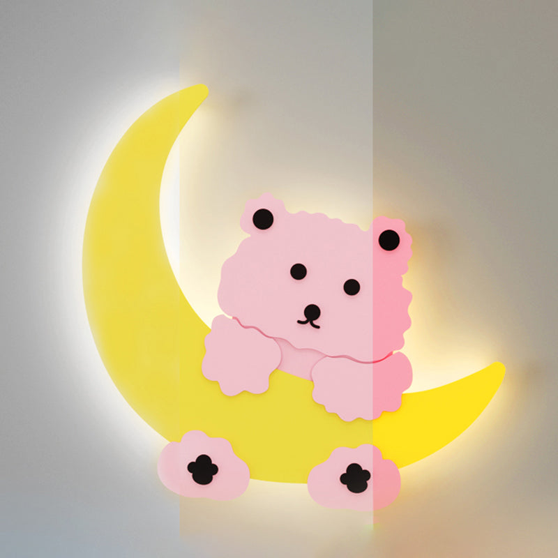 Cartoon Wall Light Fixture Modern Style Metal Wall Mount Lighting