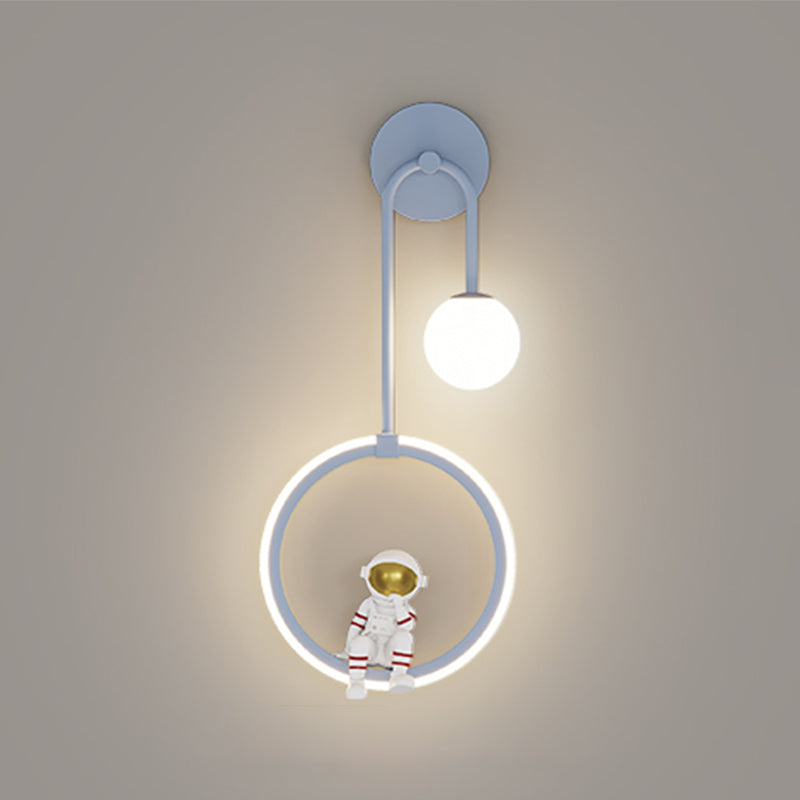 Metal Wall Mounted Lamp Modern LED Sconce Light Fixture for Kids Bedroom