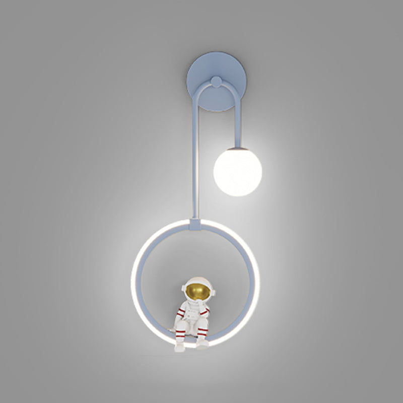 Metal Wall Mounted Lamp Modern LED Sconce Light Fixture for Kids Bedroom