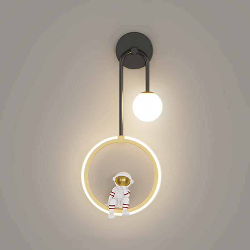 Metal Wall Mounted Lamp Modern LED Sconce Light Fixture for Kids Bedroom