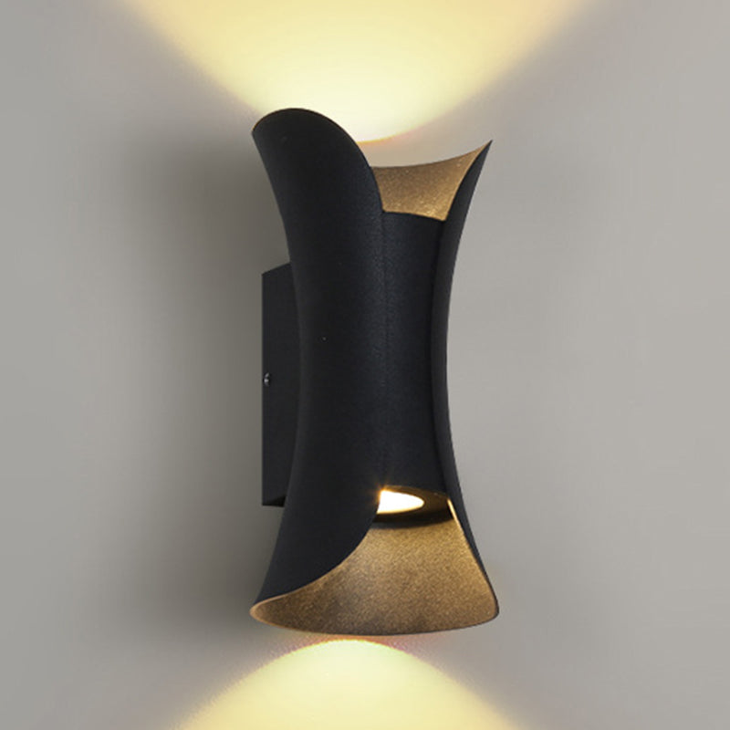 Outdoor LED Wall Mount Light Waterproof Wall Sconce Light with Aluminum Shade