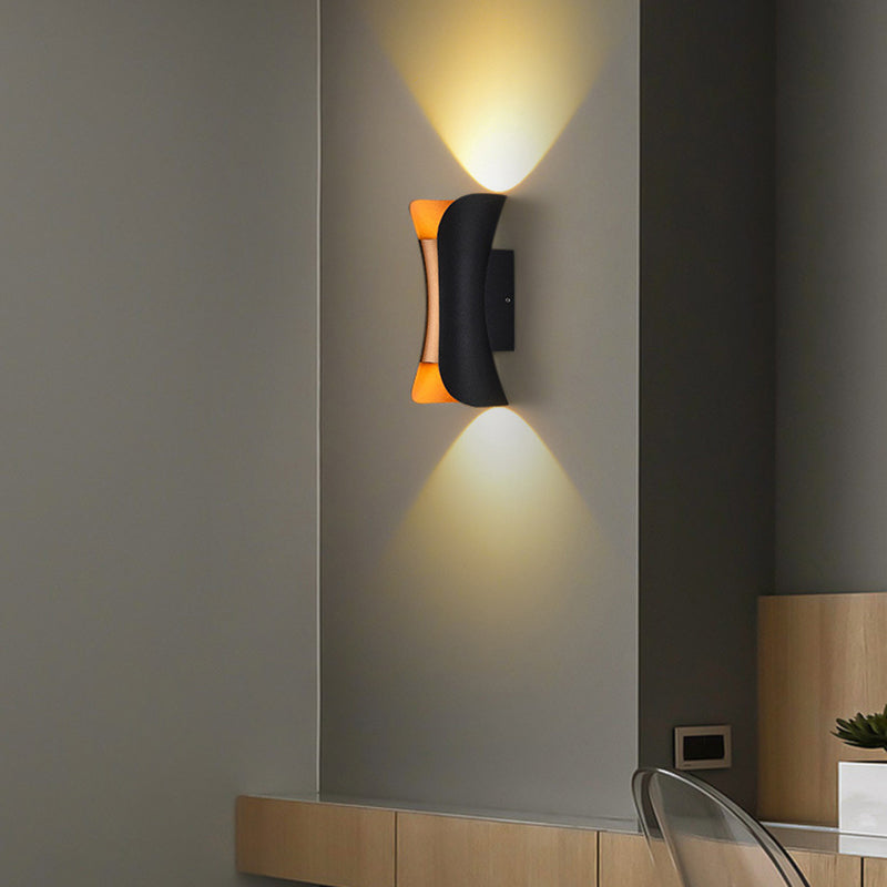 Outdoor LED Wall Mount Light Waterproof Wall Sconce Light with Aluminum Shade