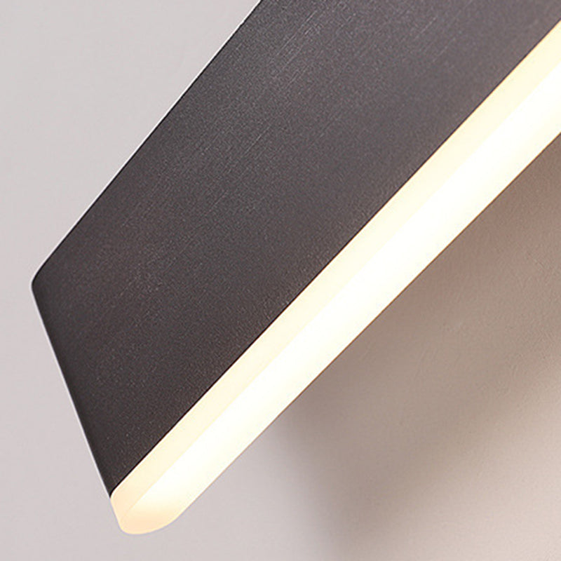 Modern Rotatable Wall Mount Light Simple Wall Sconce Light with Acrylic Shade for Bedroom