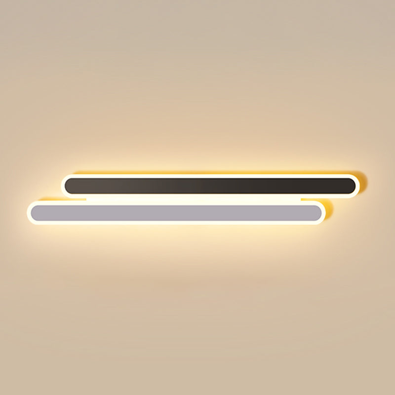 Modern Style Wall Mount Light LED Wall Sconce Light with Acrylic Shade for Bedroom