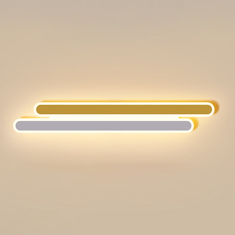 Modern Style Wall Mount Light LED Wall Sconce Light with Acrylic Shade for Bedroom