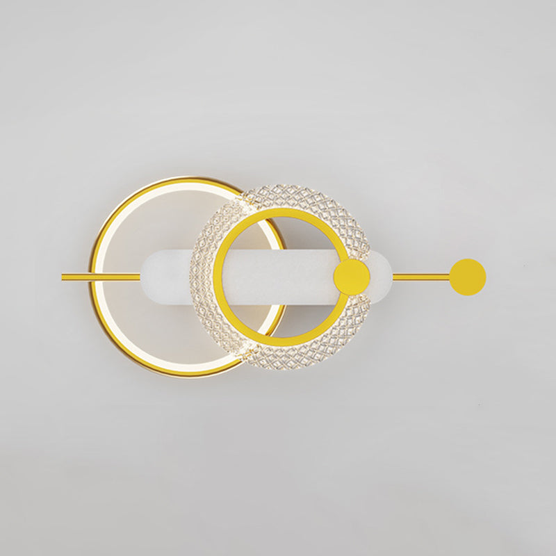 Modern LED Wall Mount Light Simple Wall Sconce Light with Acrylic Shade for Aisle