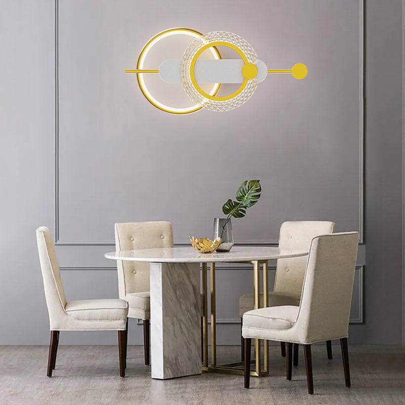 Modern LED Wall Mount Light Simple Wall Sconce Light with Acrylic Shade for Aisle