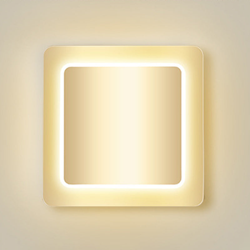 Modern LED Wall Mount Light 1-Light Wall Sconce Light with Acrylic Shade for Living Room