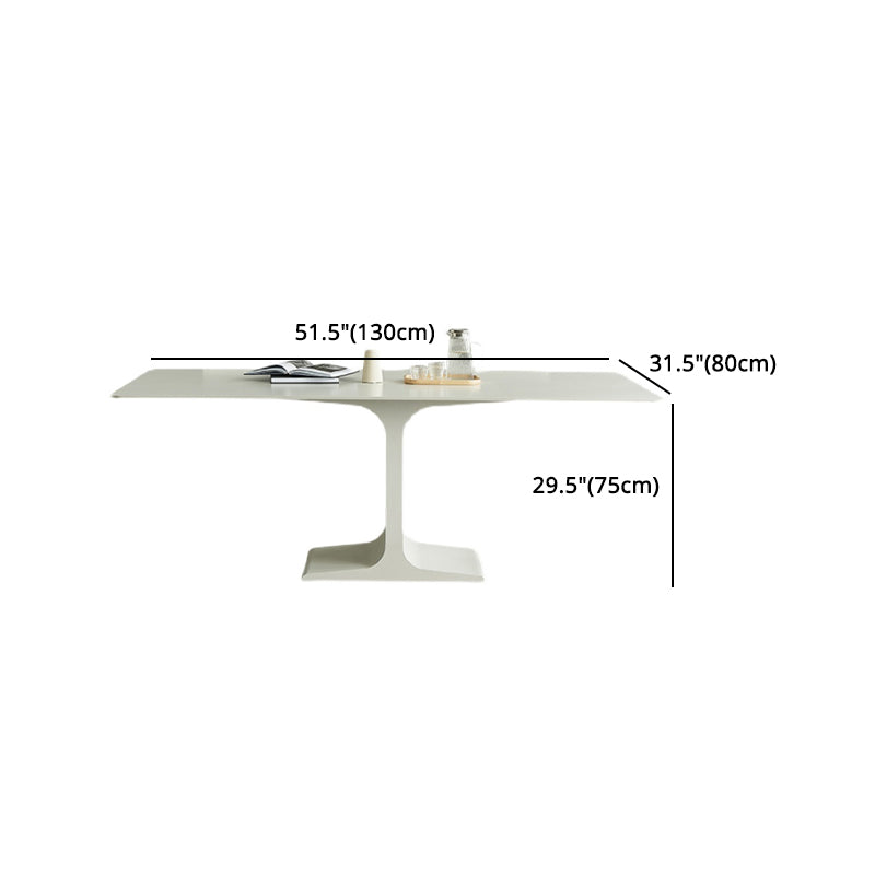 Modern Rectangle Stone Dining Table Set 1/4/5/7 Pieces Dining Set