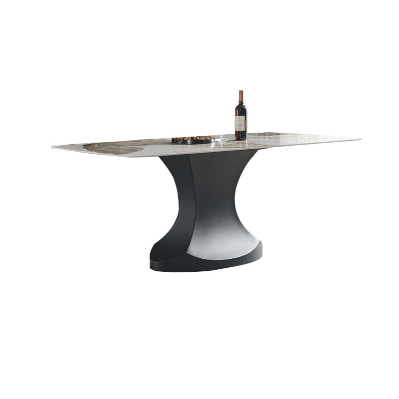 Modern Rectangle Sintered Stone Dining Table Set 1/3/4/5/7 Pieces Dining Set for Home Use