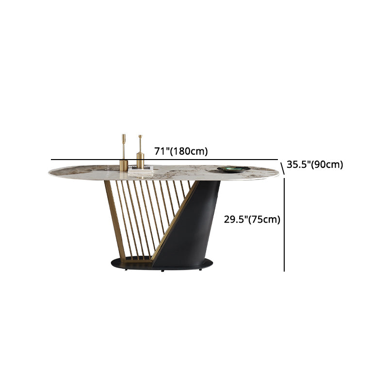 Glam Style Sintered Stone Dining Set 1/4/5/7 Pieces Dining Set