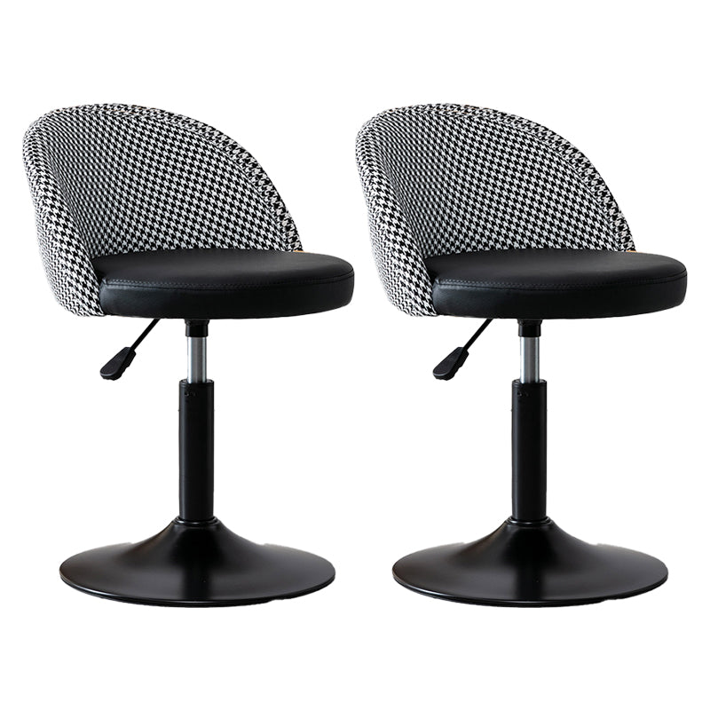 Modern Home Adjustable Height Stool Matte Finish Upholstered Bar Stools